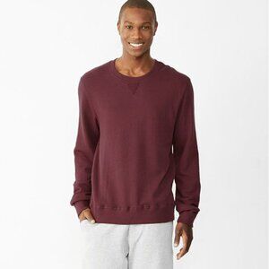 Everlane French Terry Crew | Maroon